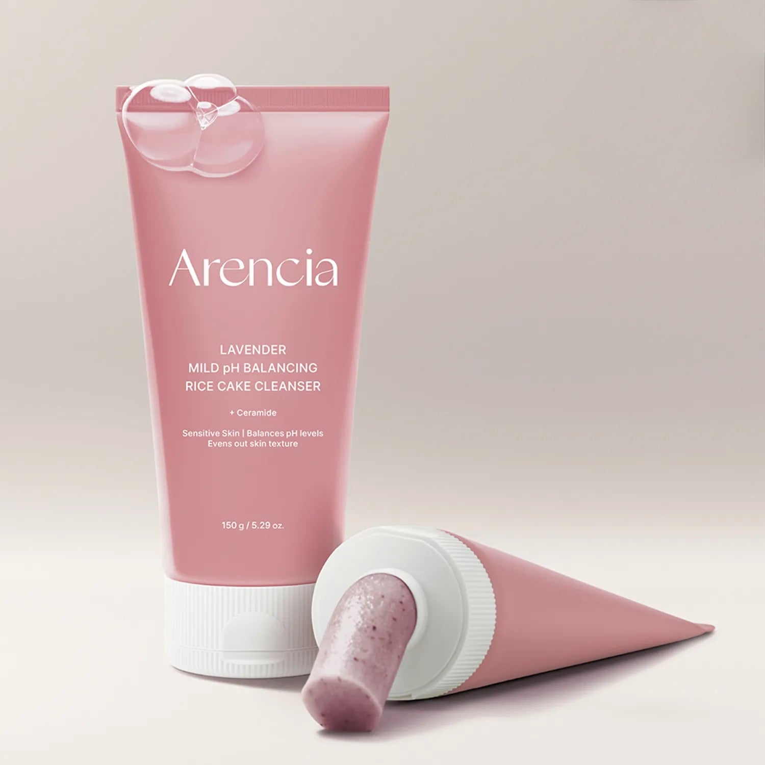 Arencia Lavender Mild pH Balancing Rice Cake Cleanser 150g