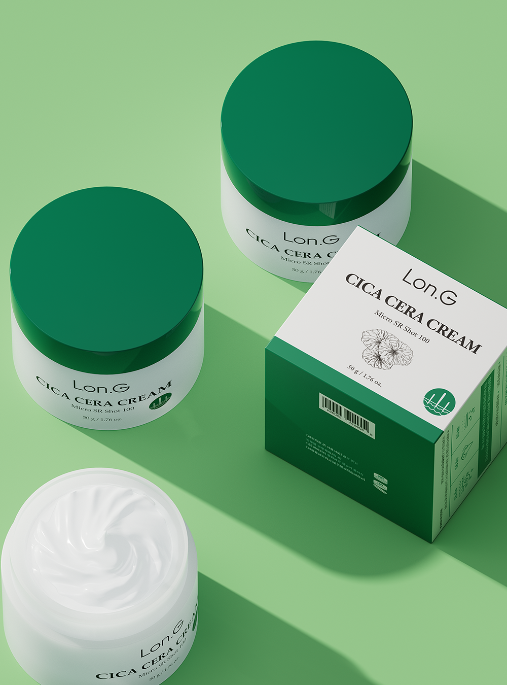 Lon.G Cica Cera Cream with MICRONEEDLES