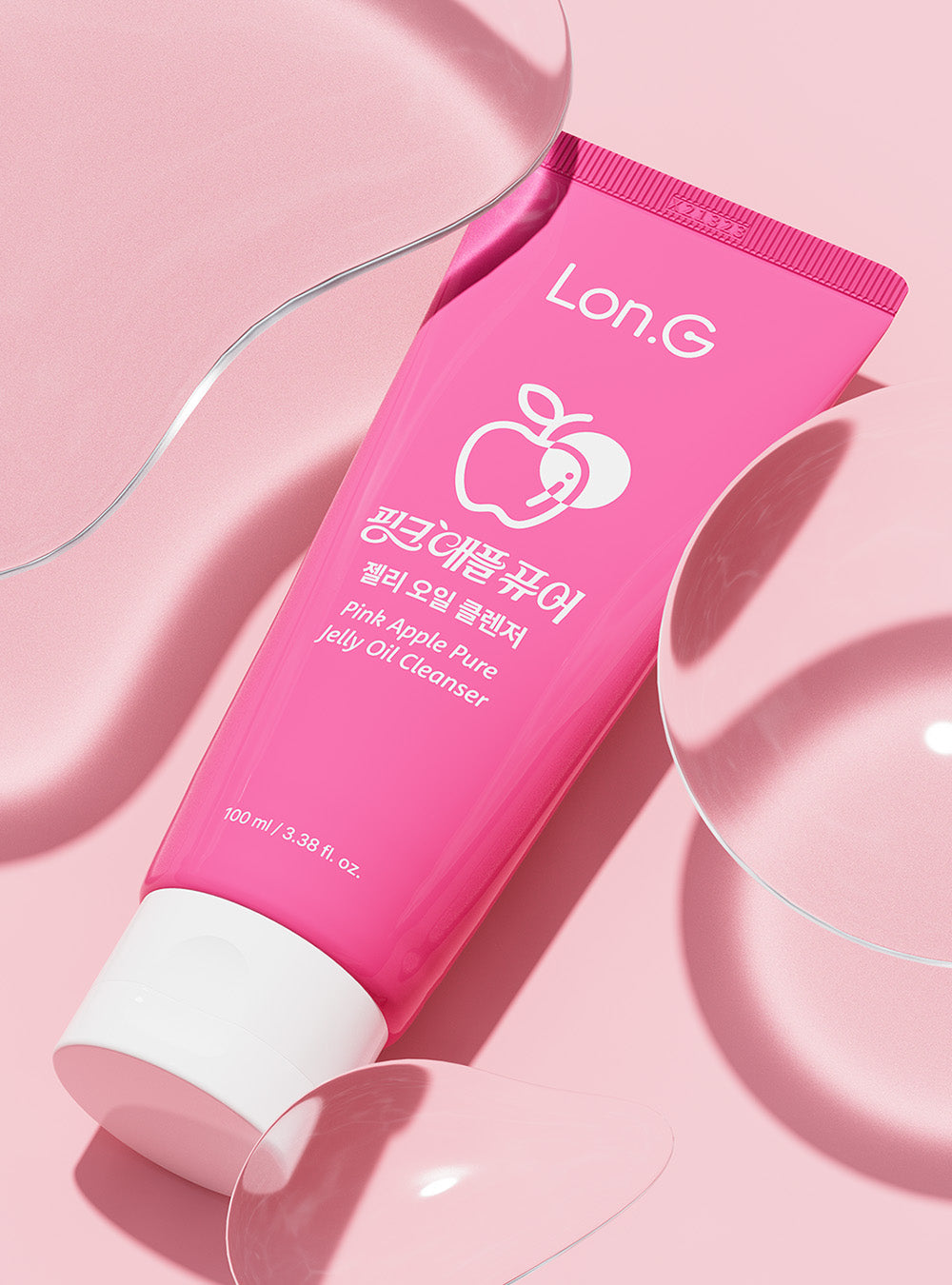 Lon.G Pink Apple Pure Jelly Oil Cleanser 100ml