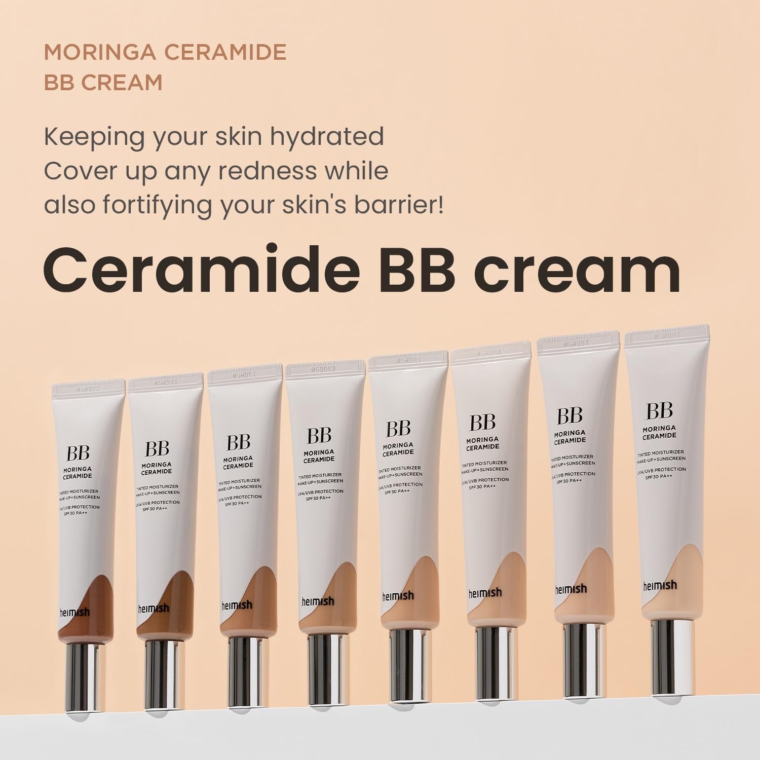 Heimish Moringa Ceramide BB Cream Tinted Moisturiser PA++ SPF30