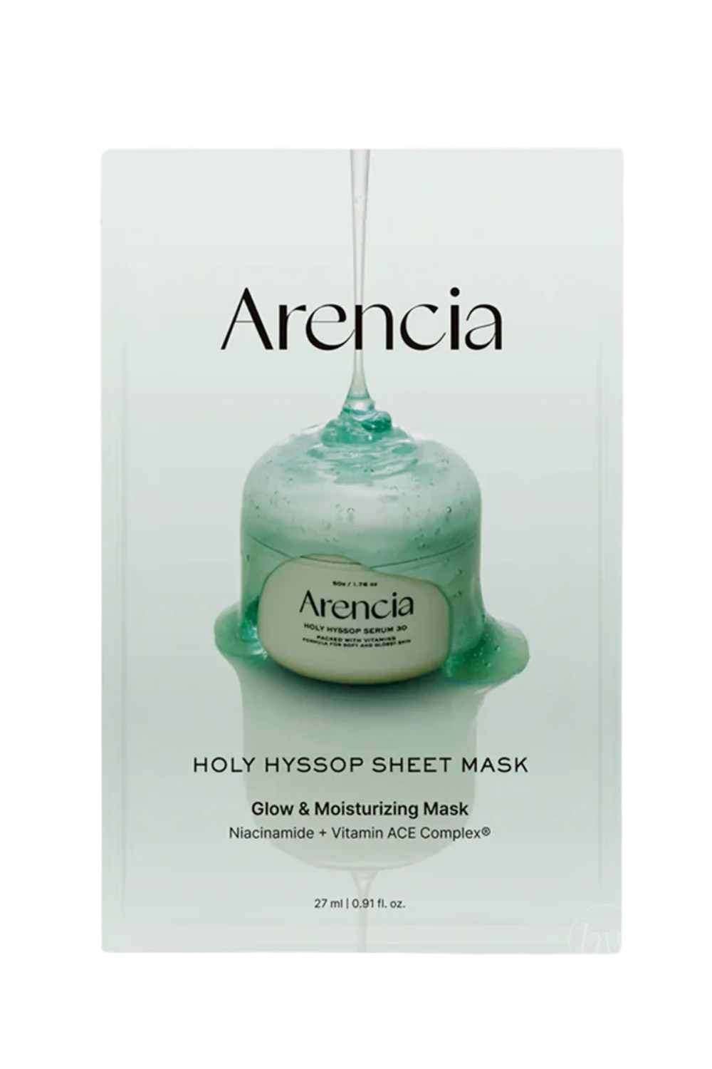 Arencia Holy Hyssop Sheet Mask 1pcs