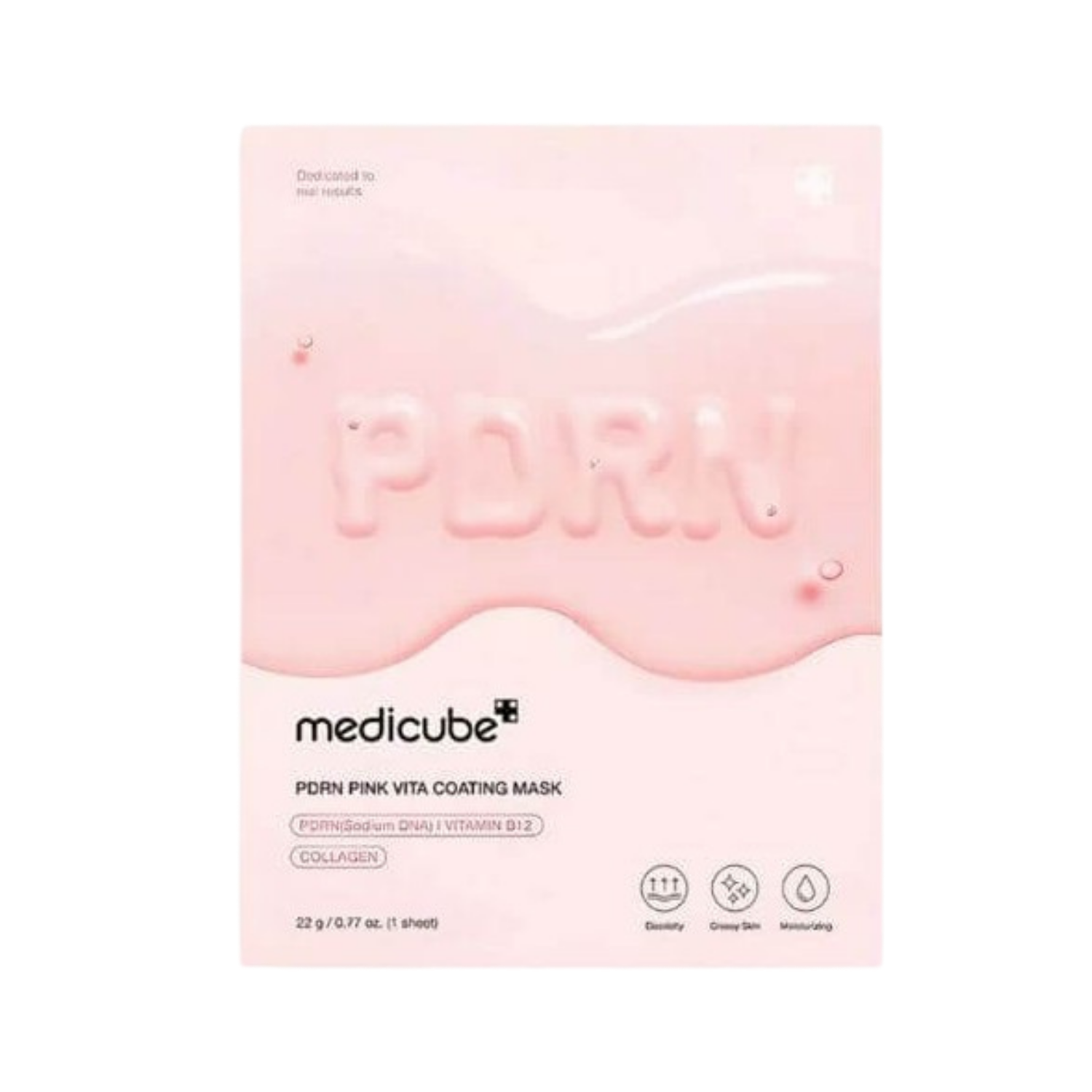 Medicube PDRN Pink Vita Coating Mask Sheet 1pcs