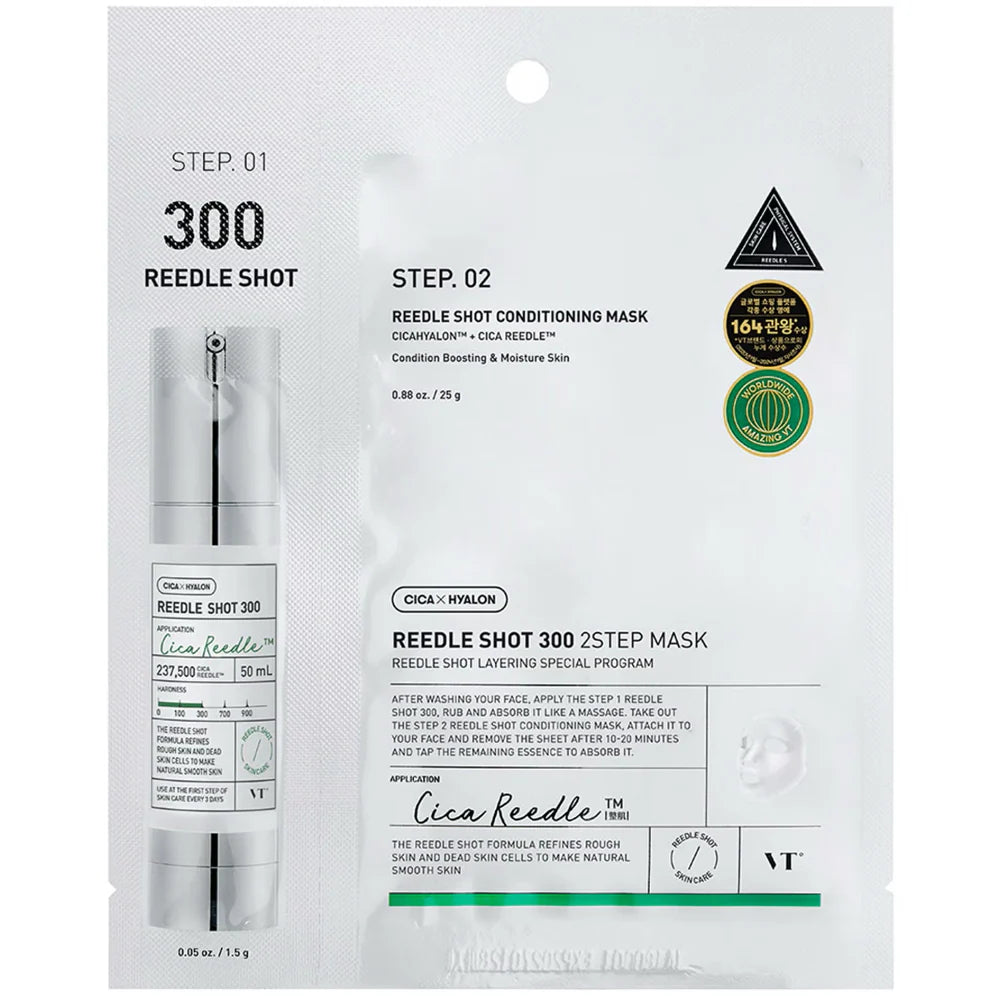 VT COSMETICS REEDLE SHOT 300 2-STEP MASK 1pcs