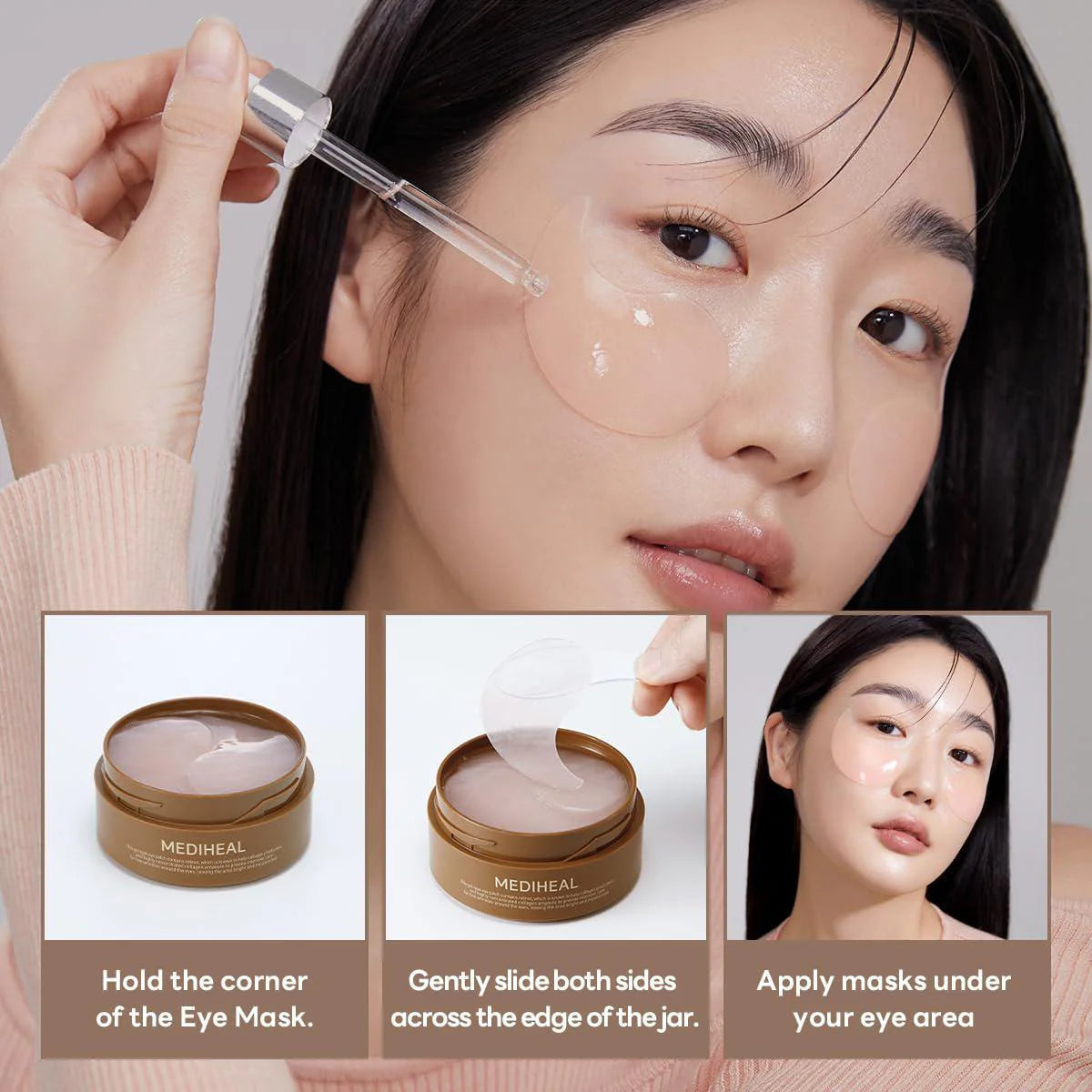 MEDIHEAL Retinol Collagen Eye Ampoule Patch 60Pcs