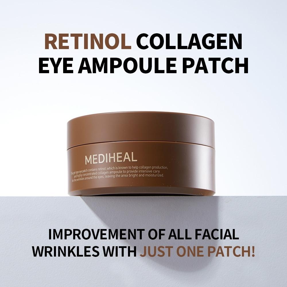MEDIHEAL Retinol Collagen Eye Ampoule Patch 60Pcs