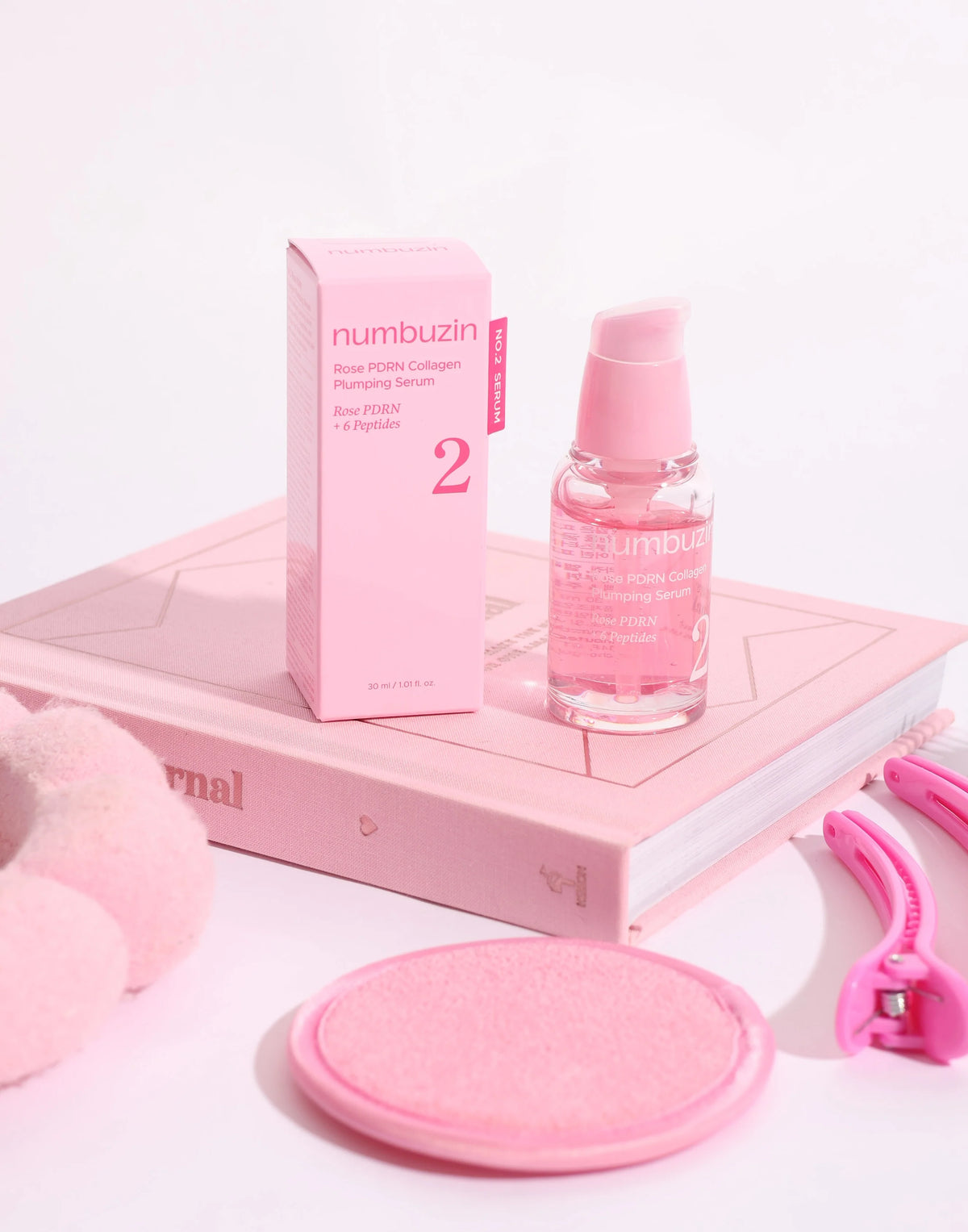 Numbuzin No. 2 Rose PDRN Collagen Plumping Serum 30ml