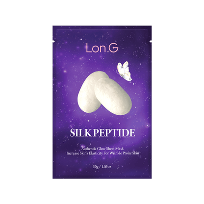 Silk Peptide Authentic Glow Sheet Mask (10 units) - KoR London