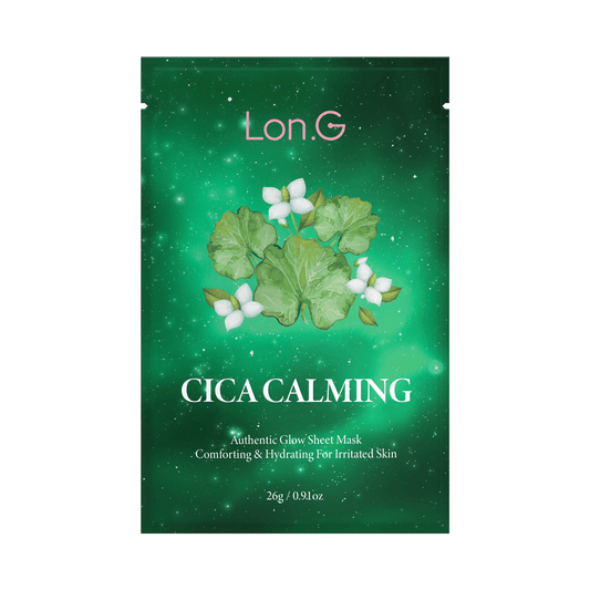 Cica Calming Authentic Glow Sheet Mask - KoR London